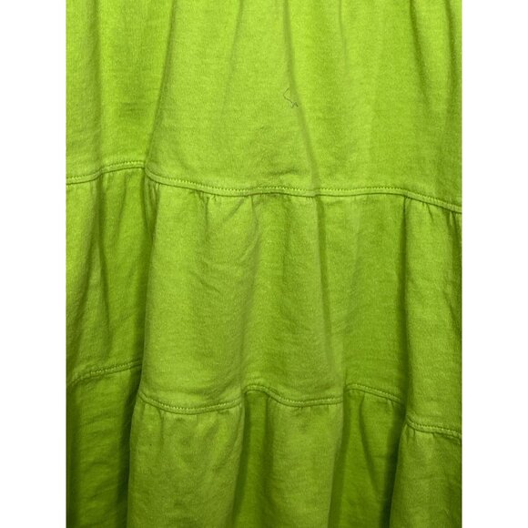 J Khaki Kids Dress | Girls 5 | Green Long Sleeve Owl Print Tiered Cotton - Picture 13 of 15